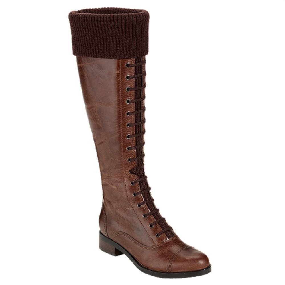 COLE HAAN Nike Air Whitley Knit Leather Boots